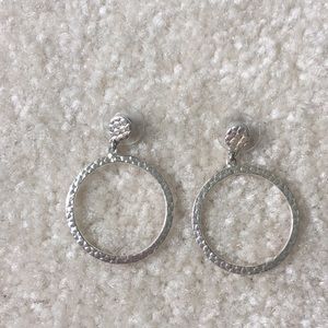 Silver earrings